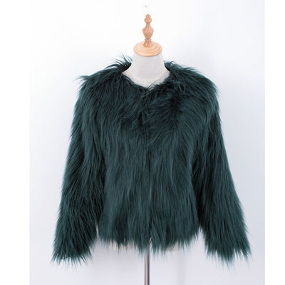 Winter Long Sleeve Fur Jacket